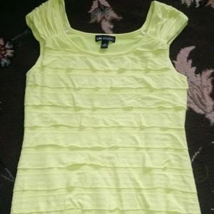 I.N. Studio Ruffle Tank Top